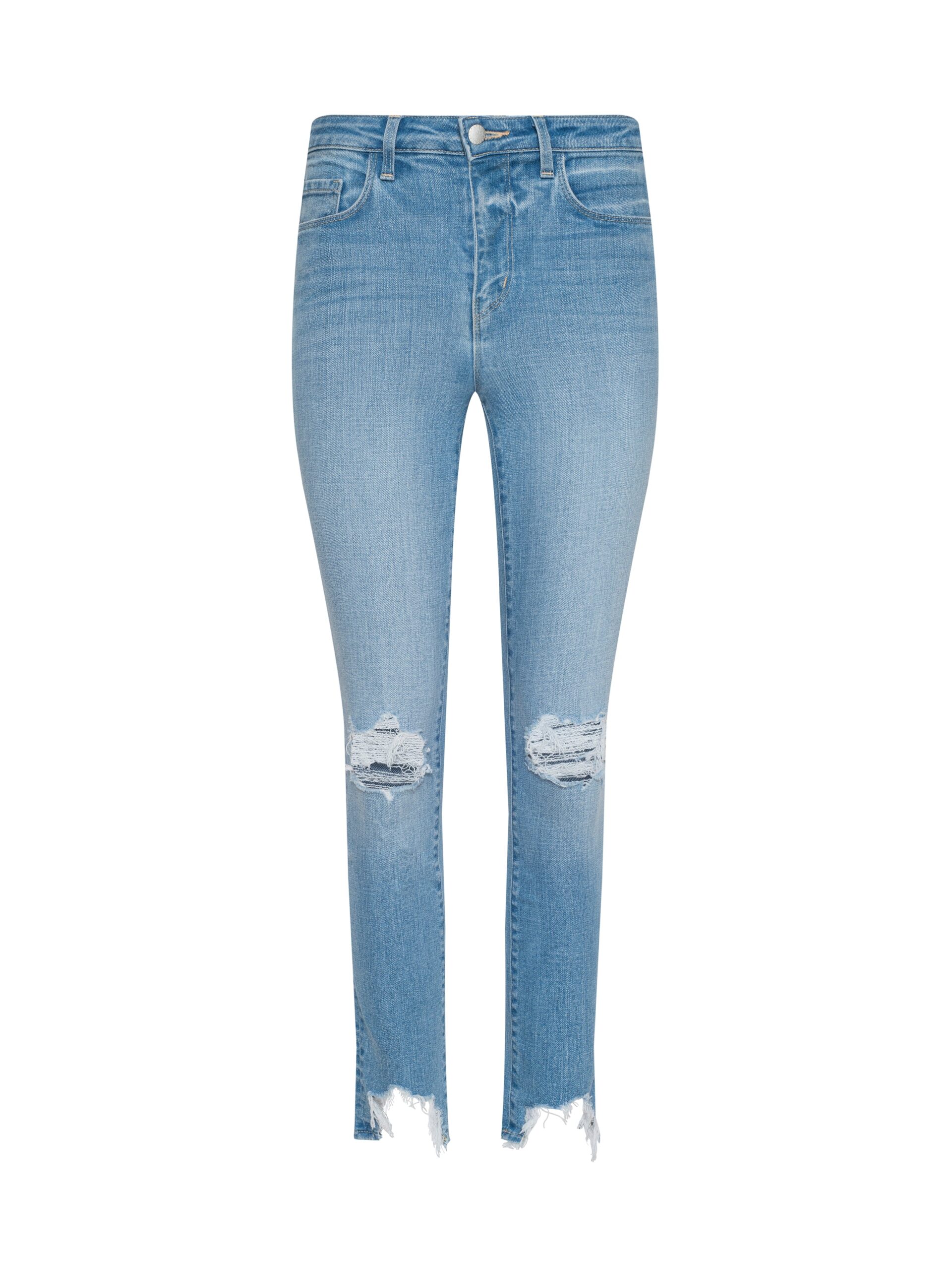 High Line Distressed Skinny Jean