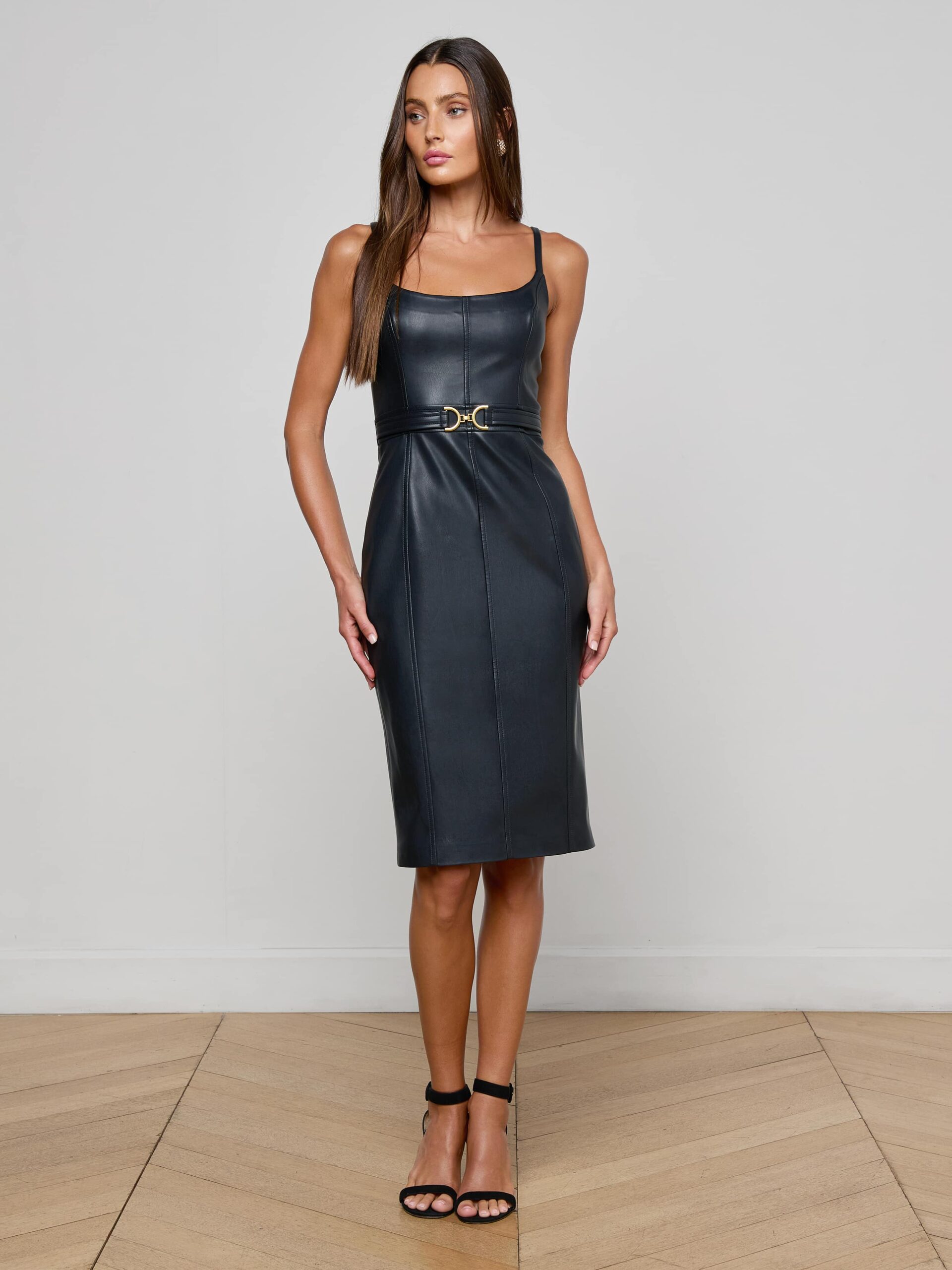 13664-halia-vegan-leather-dress-1.jpg Halia Vegan Leather Dress