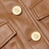 Kumi Cropped Leather Jacket