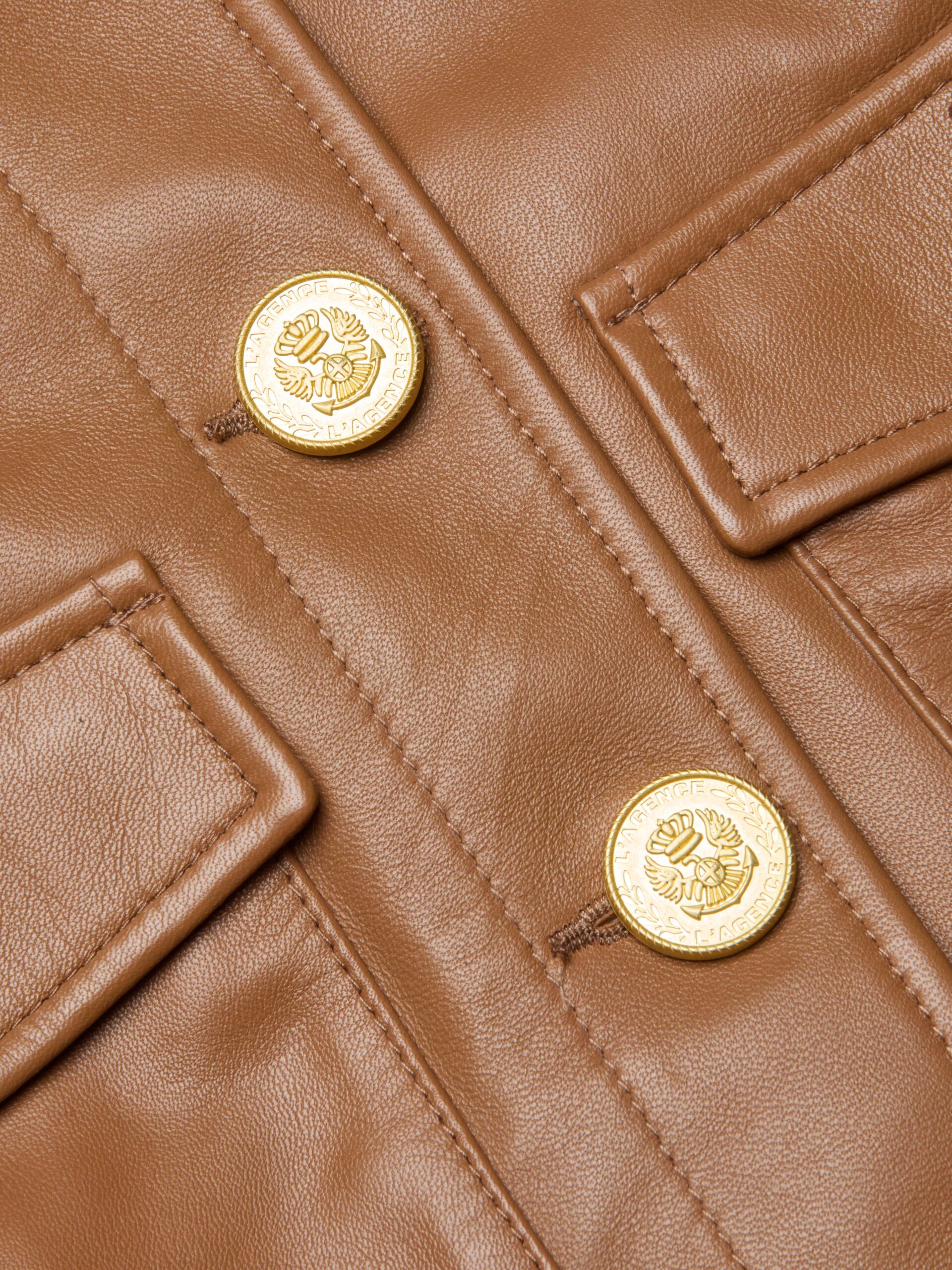 Kumi Cropped Leather Jacket