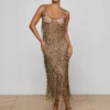 Gracelynn Beaded Fringe Dress