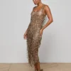 Gracelynn Beaded Fringe Dress