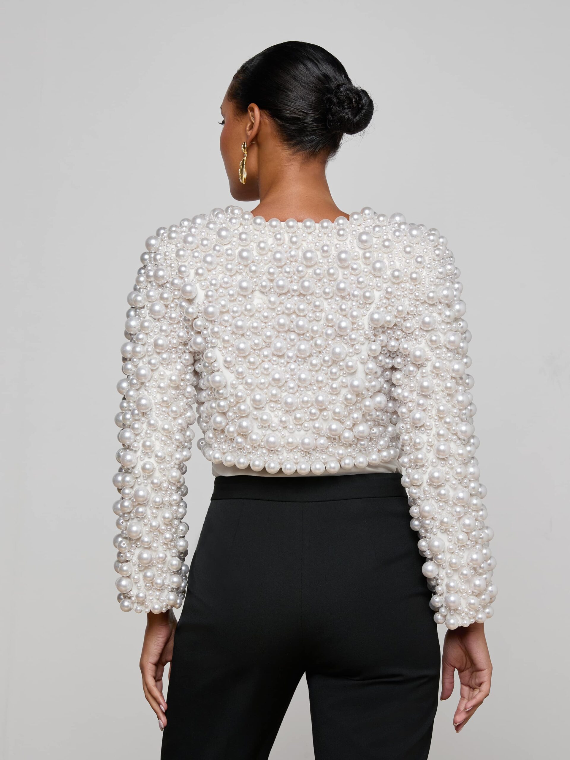 Belle Oversized Pearl Jacket