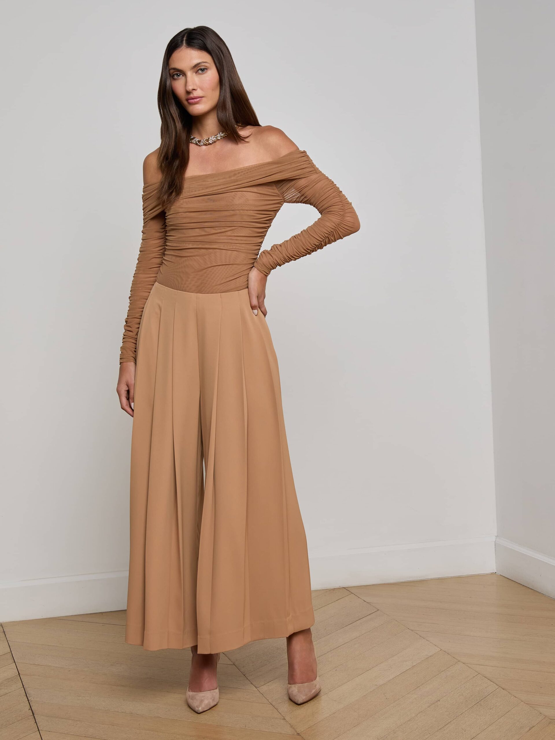 13976-novalynn-cropped-pleated-pant-1.jpg Novalynn Cropped Pleated Pant