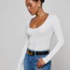 Scarlet Scoopneck Tee