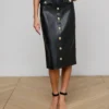 Milann Vegan Leather Skirt