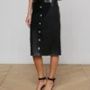 Milann Vegan Leather Skirt