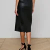 Milann Vegan Leather Skirt