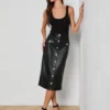 Milann Vegan Leather Skirt