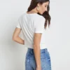 Donna Cotton Cropped Tee