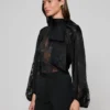Rhett Burnout Satin Blouse