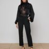 Rhett Burnout Satin Blouse