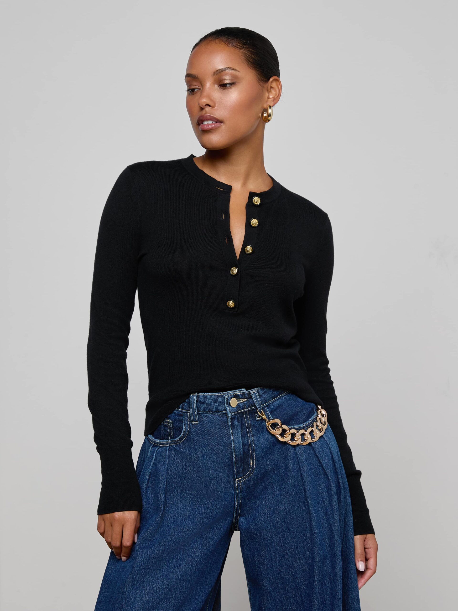 14542-ronda-knit-henley-top-1.jpg Ronda Knit Henley Top
