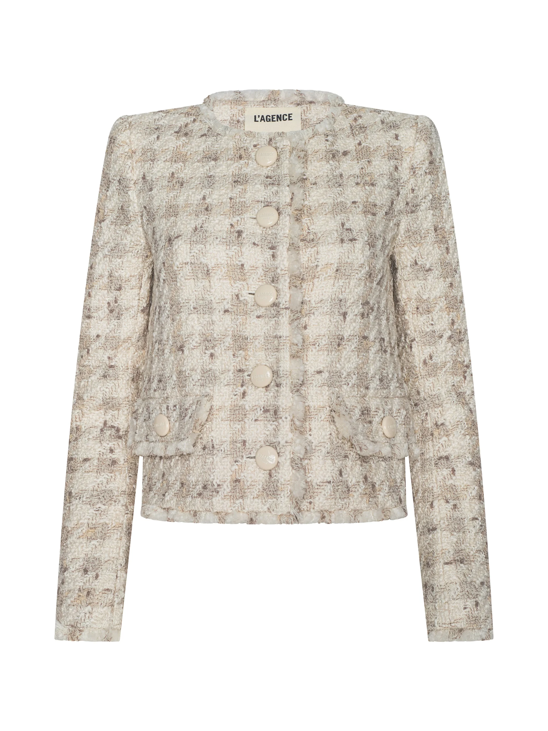 Zell Houndstooth Tweed Jacket