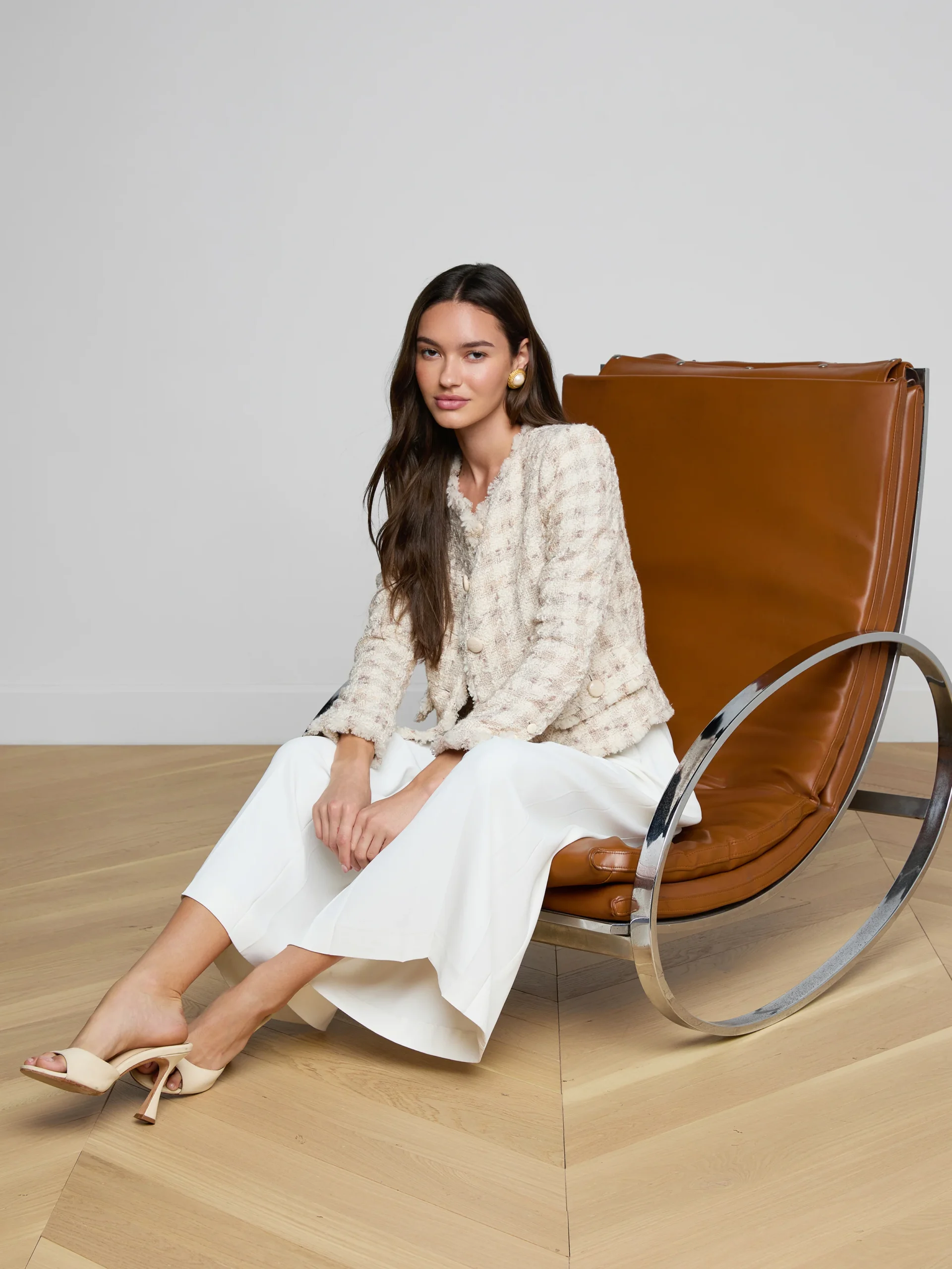 Zell Houndstooth Tweed Jacket