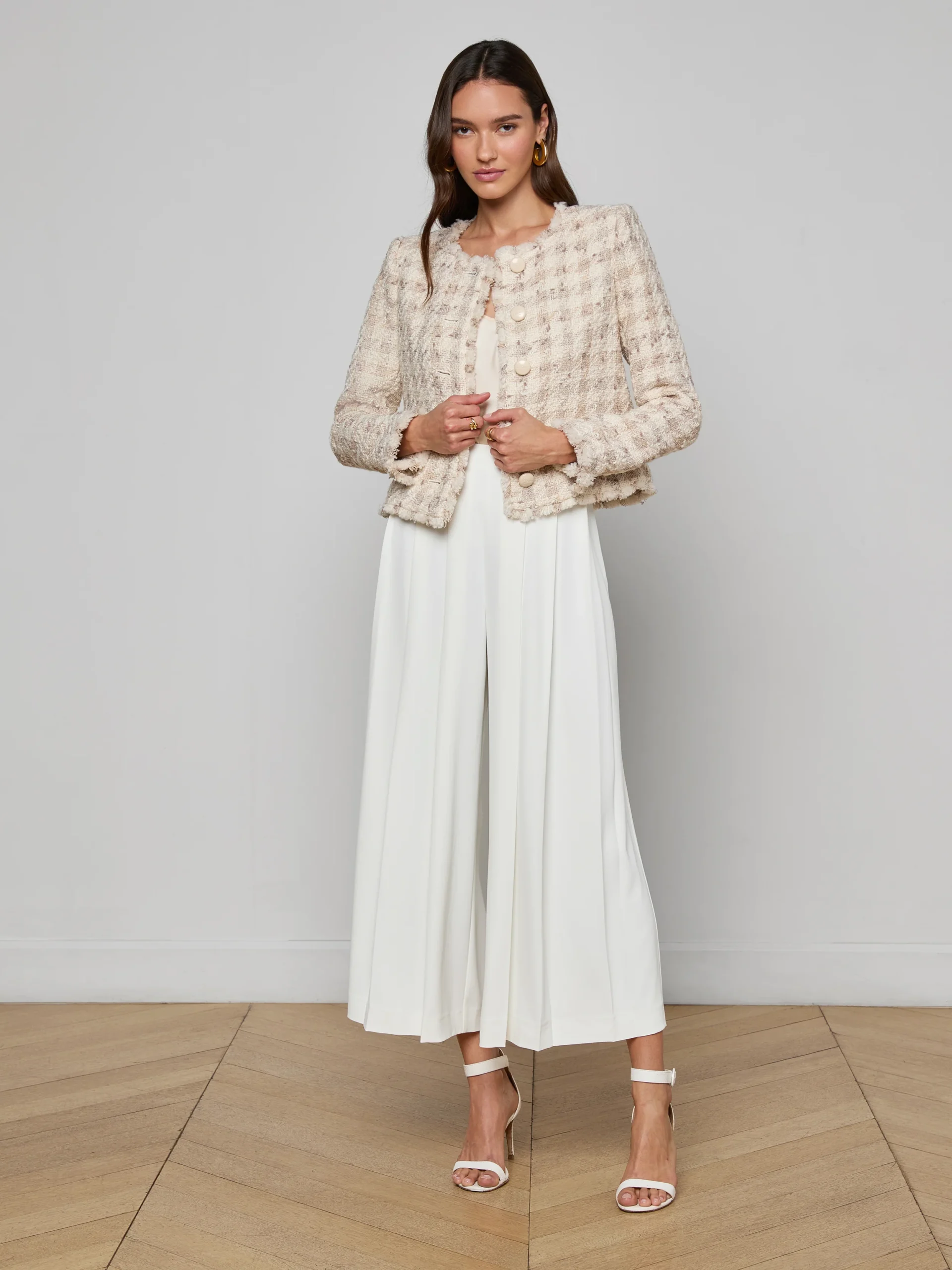 Zell Houndstooth Tweed Jacket