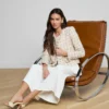 Zell Houndstooth Tweed Jacket