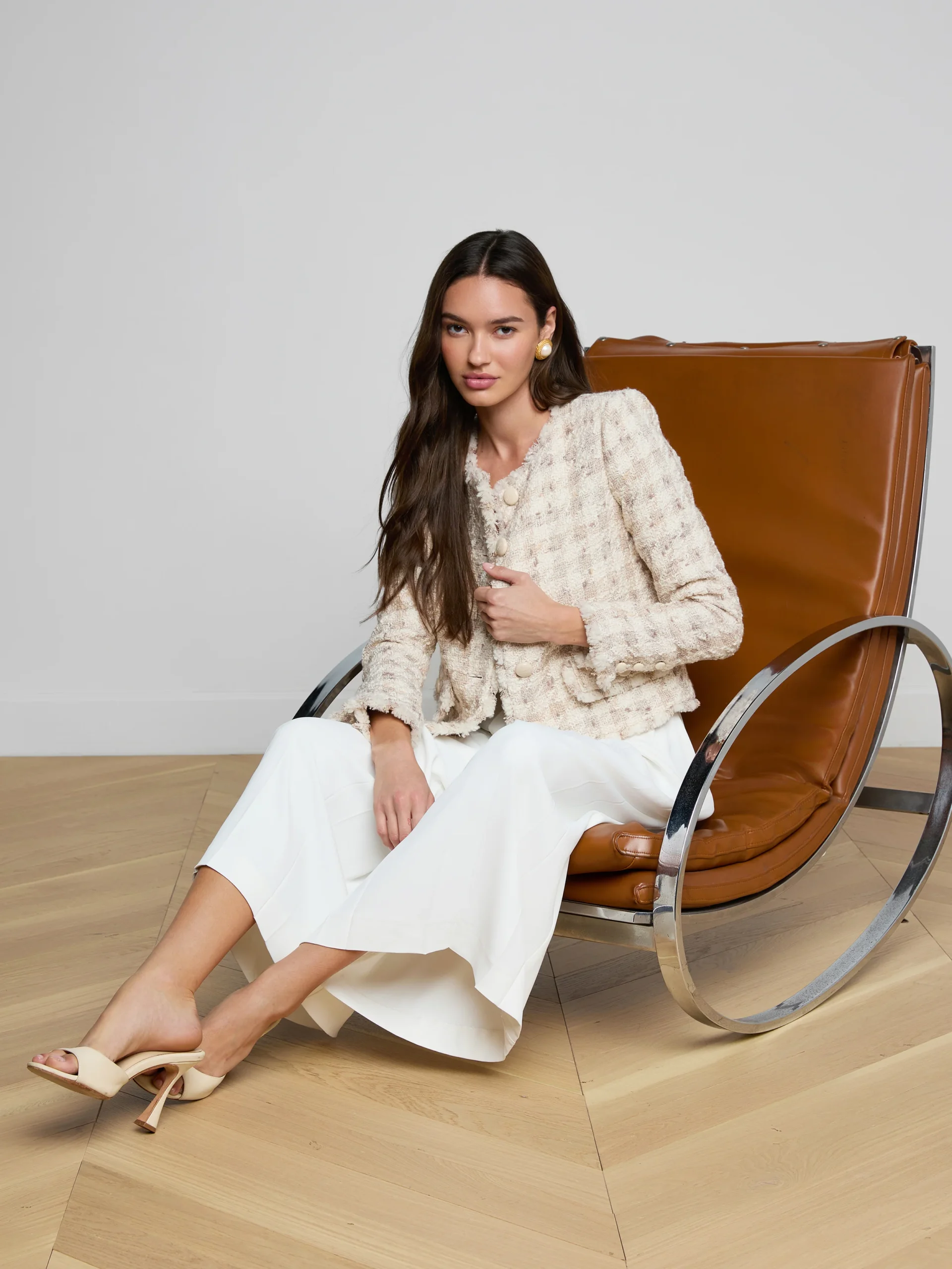 Zell Houndstooth Tweed Jacket