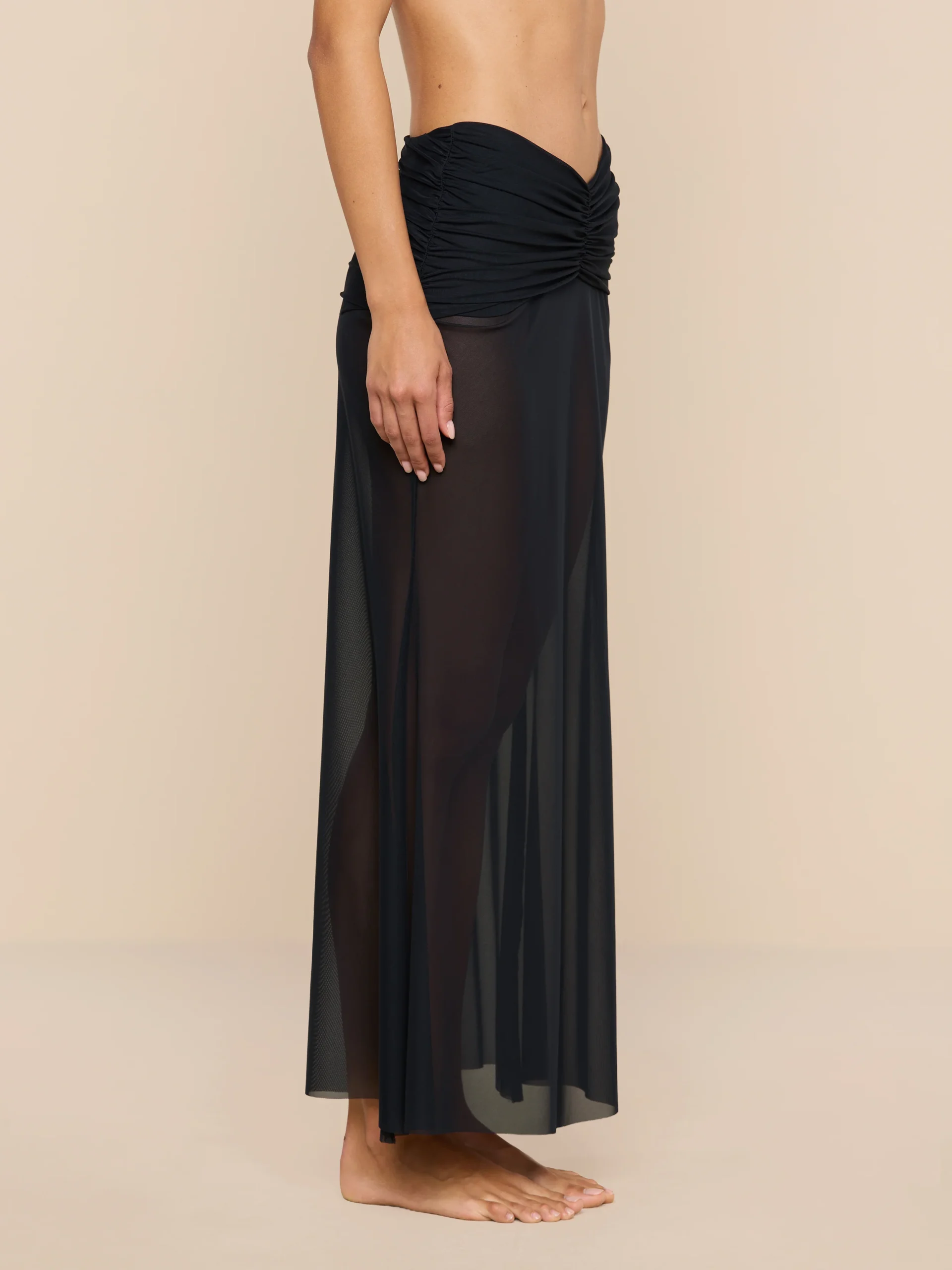Mahe Mesh Cover-Up Skirt