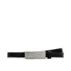 Elyse Croc-Embossed Leather Belt