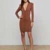 15077-taru-button-front-mini-dress-1.jpg Taru Button-Front Mini Dress