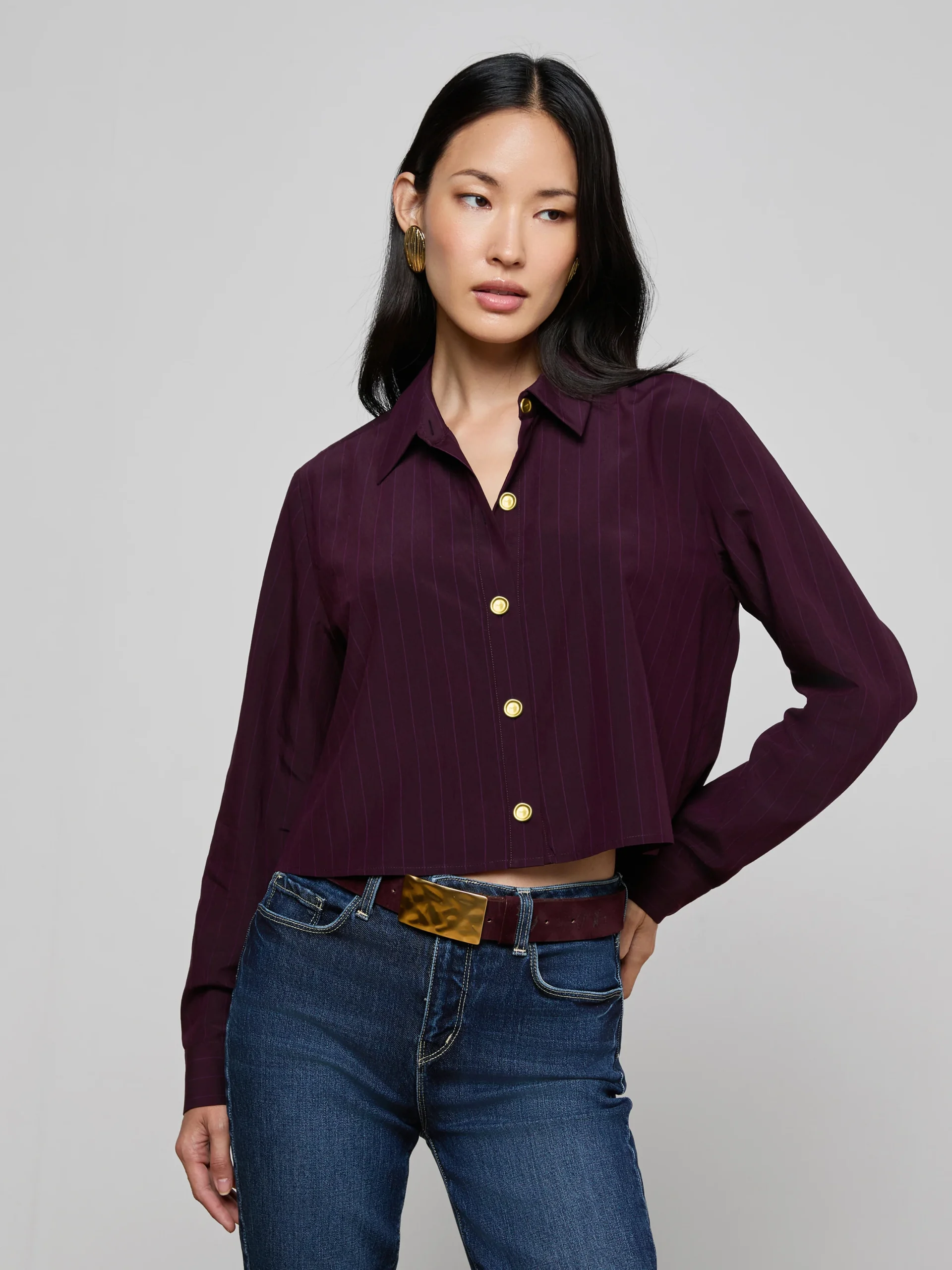 Cosette Pinstriped Shirt