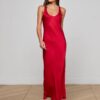 Akiya Satin Maxi Dress