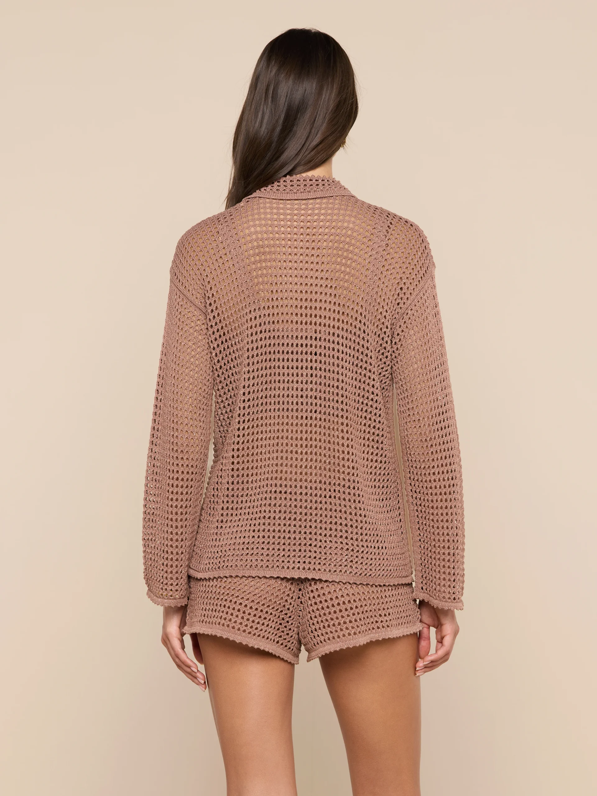 Mariana Pointelle Knit Shirt