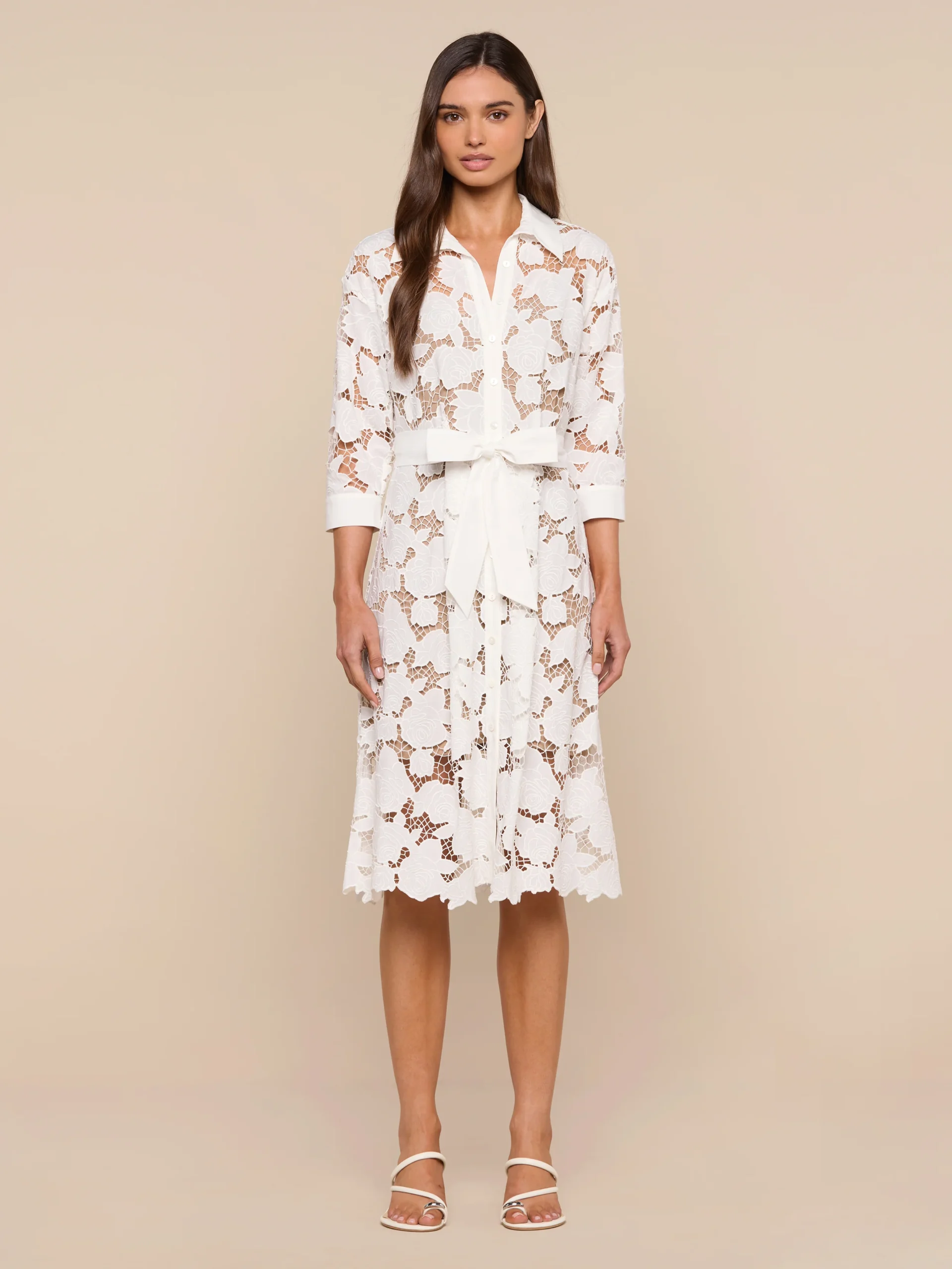 May Eyelet Shirt Dress