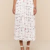 Seina Poplin Midi Skirt