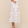 Seina Poplin Midi Skirt