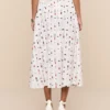 Seina Poplin Midi Skirt