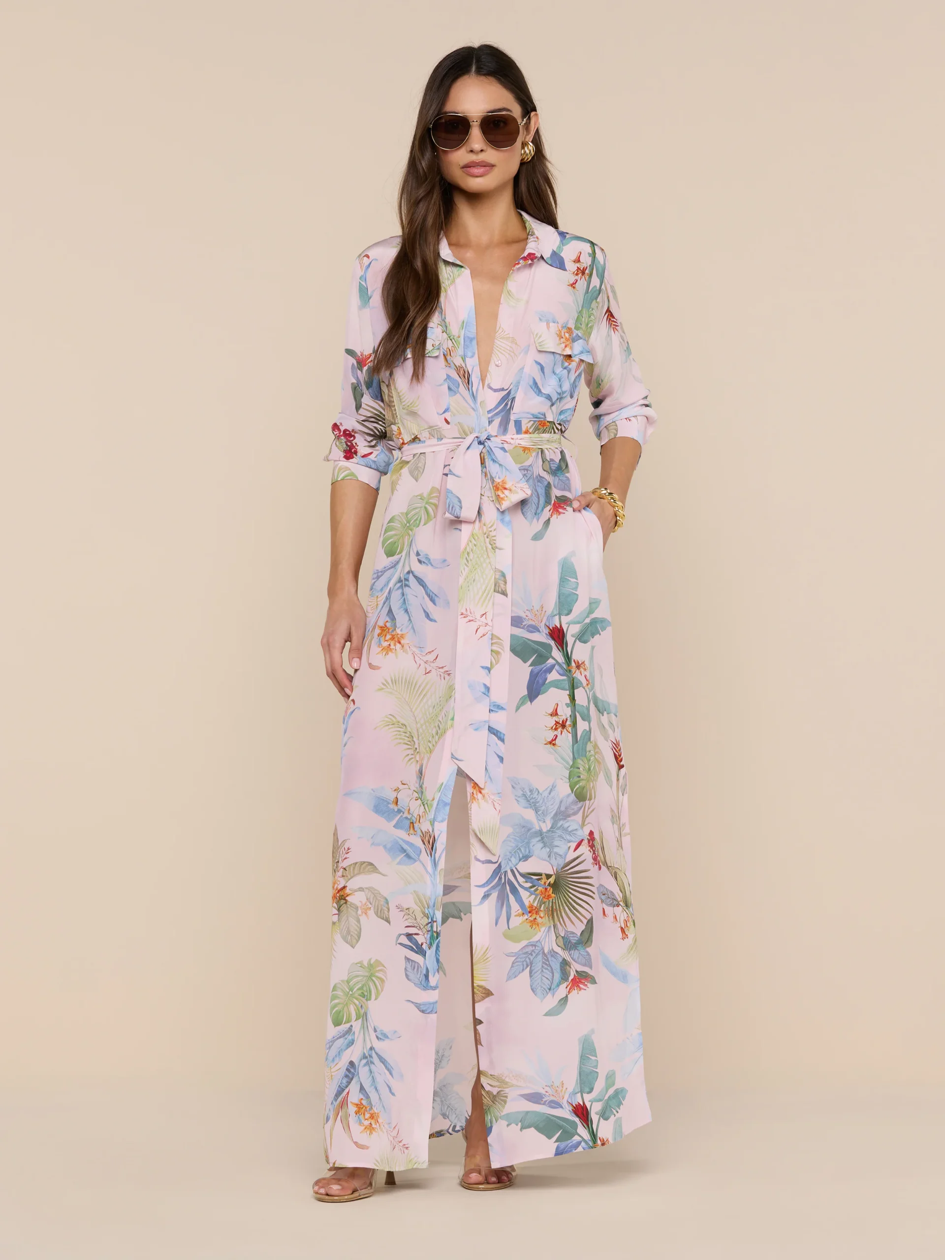 Cameron Silk Shirt Dress