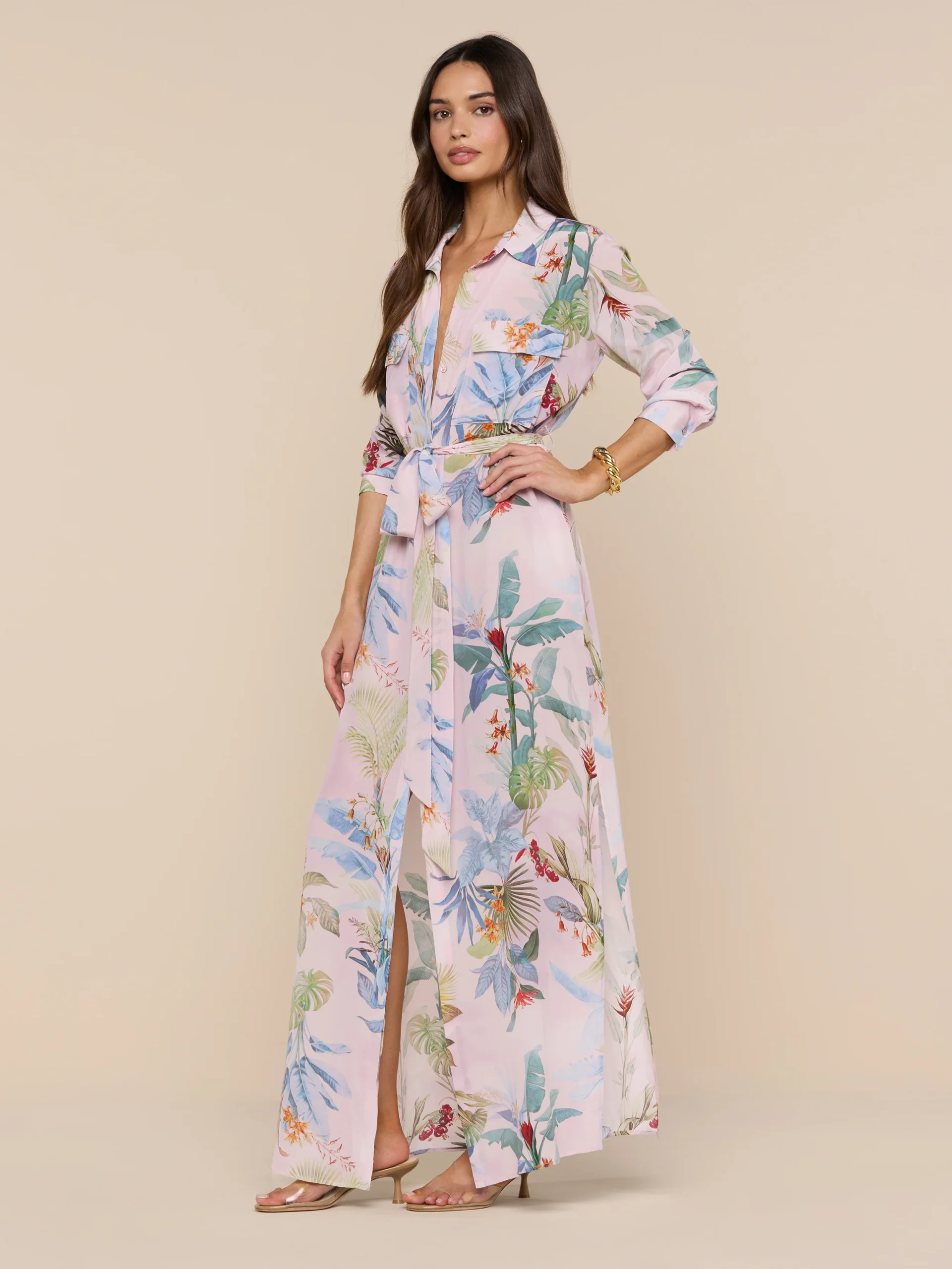Cameron Silk Shirt Dress