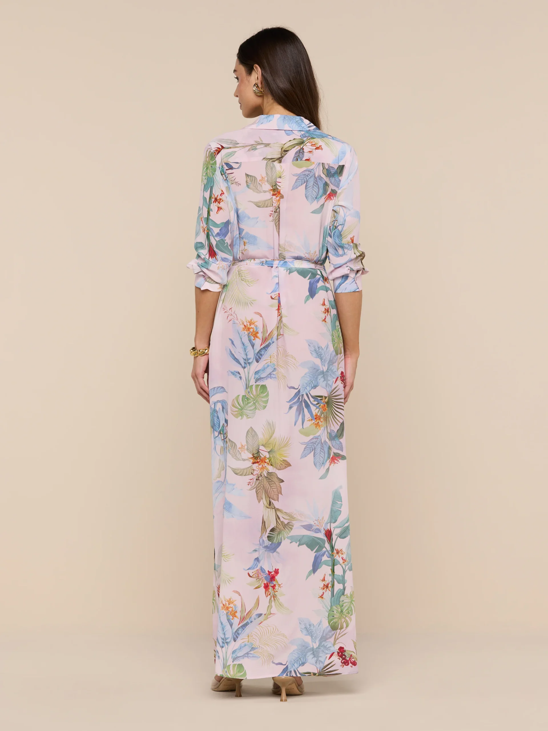 Cameron Silk Shirt Dress