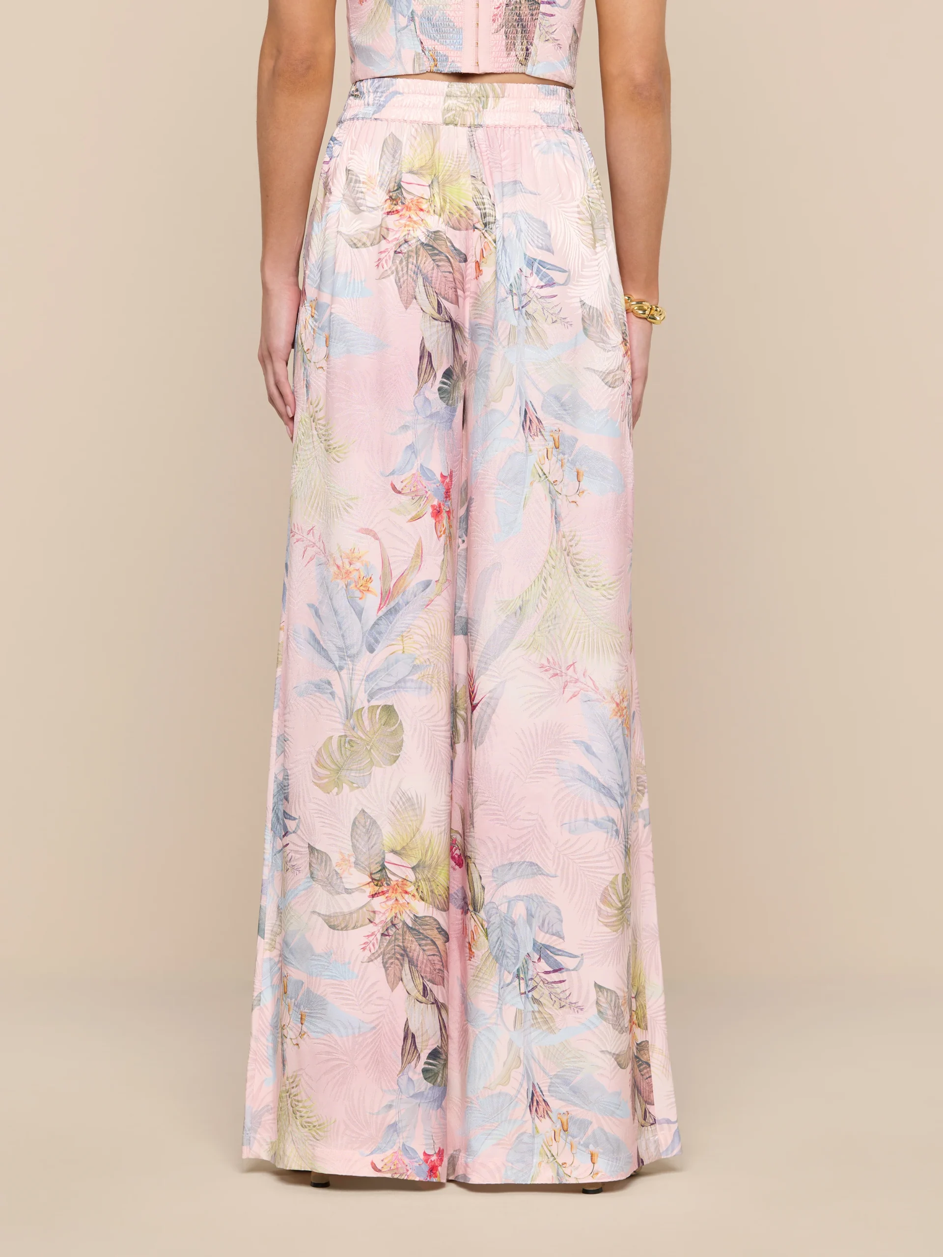 Lillian Satin Wide-Leg Pant
