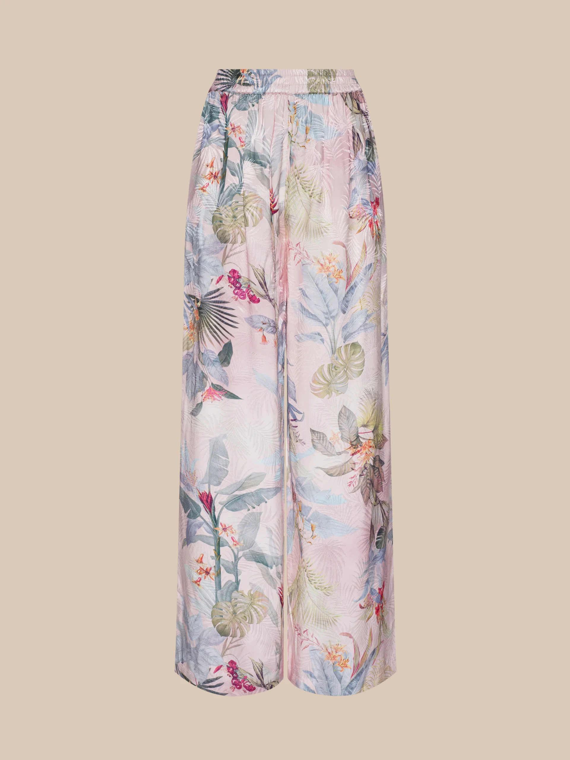 Lillian Satin Wide-Leg Pant