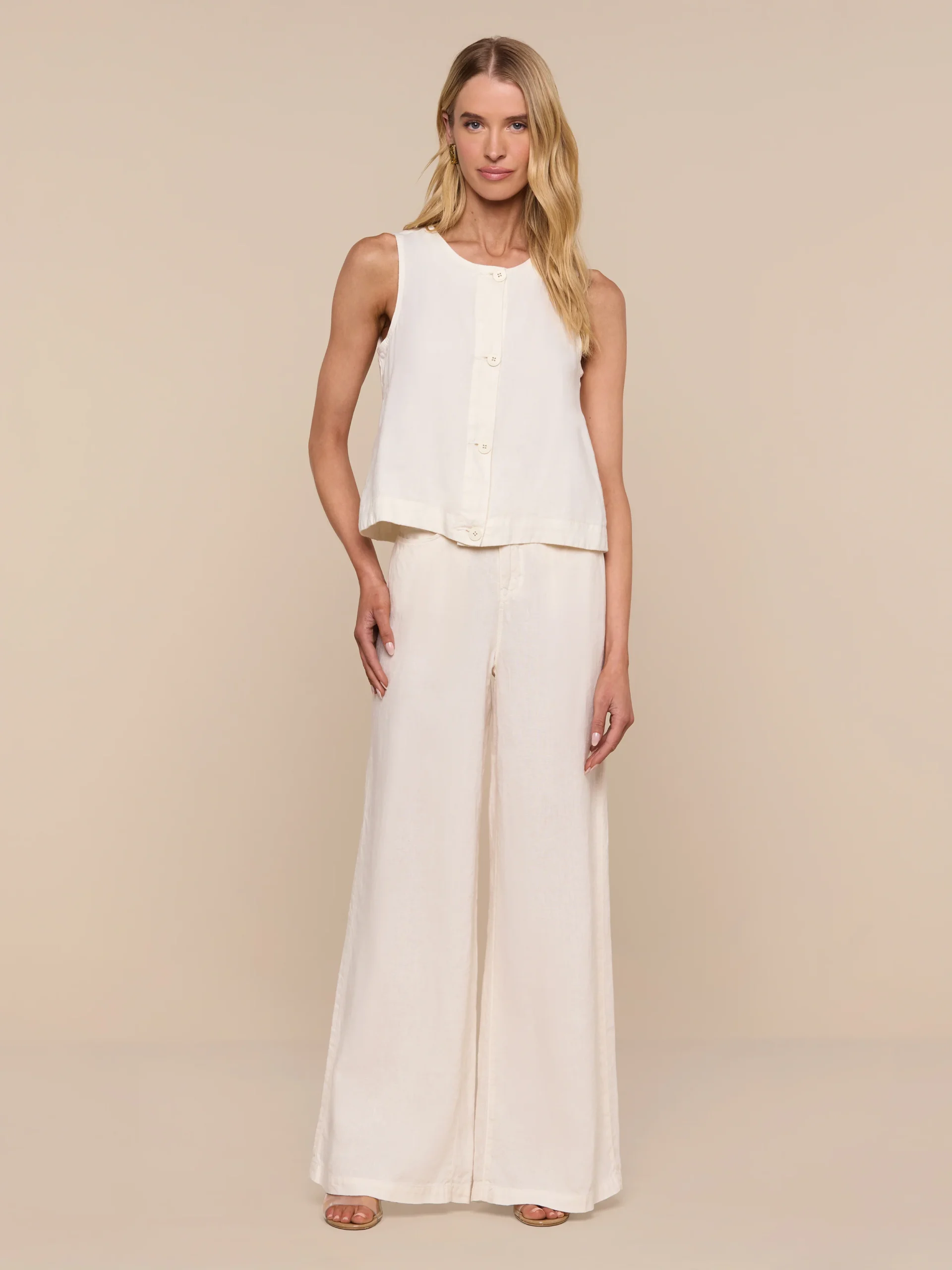 Foster Linen Top