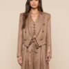 Lila Linen-Blend Blazer