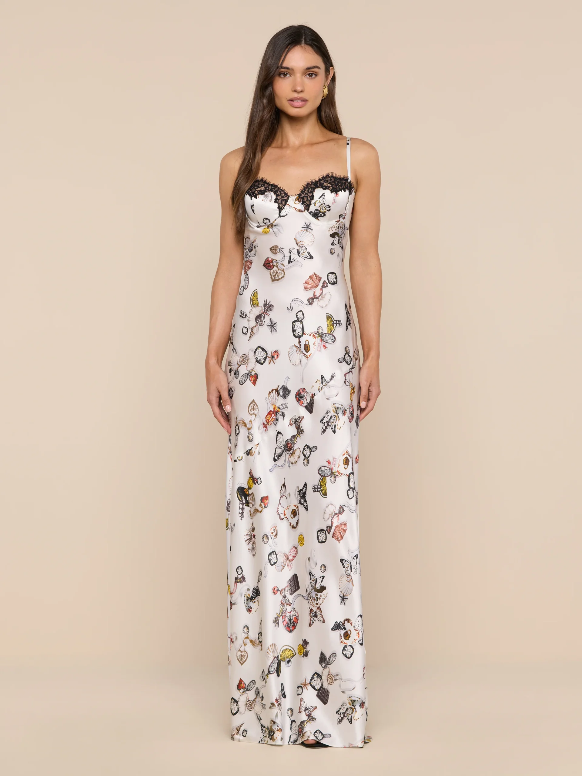Sayla Silk Gown