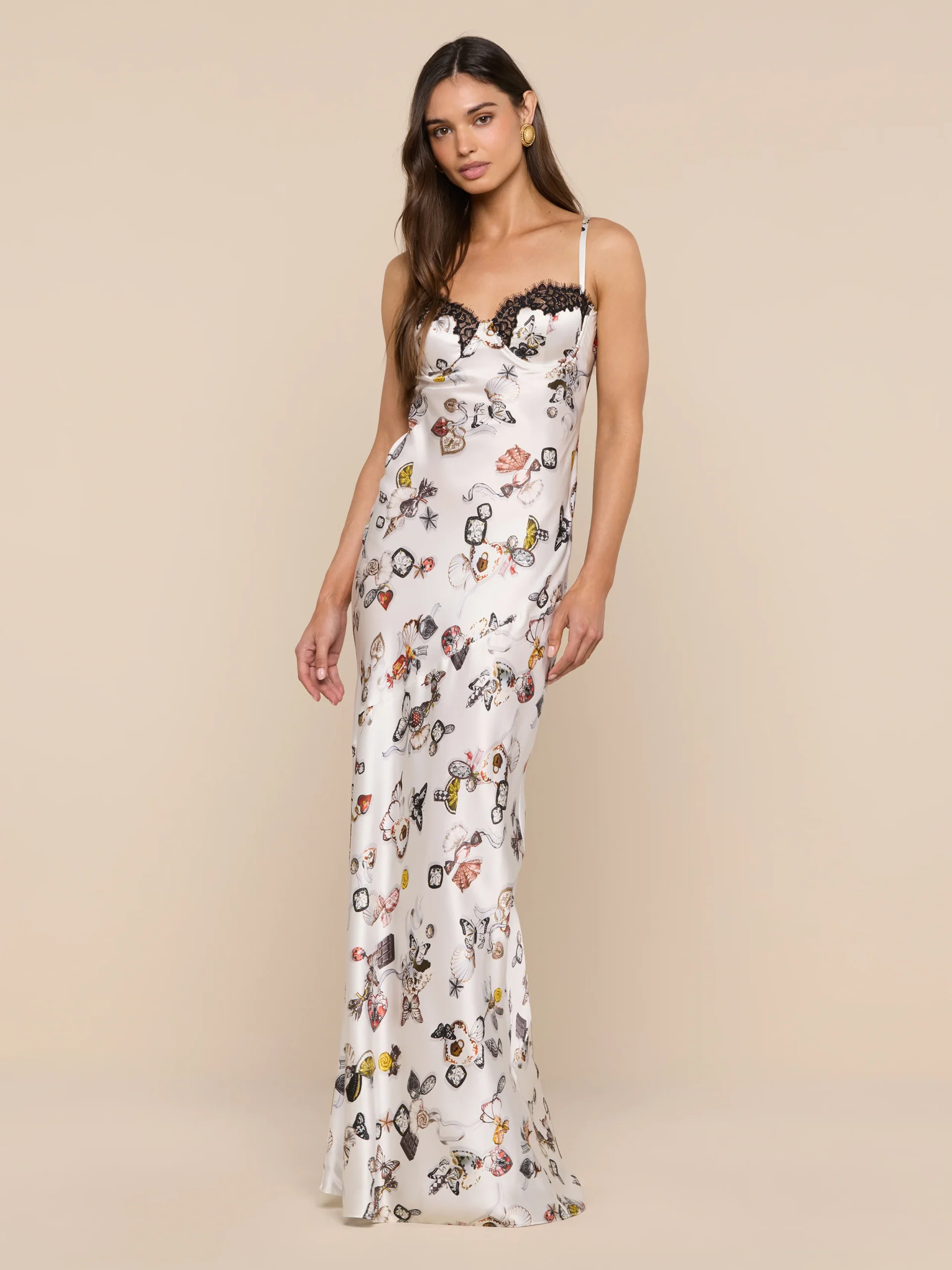 Sayla Silk Gown