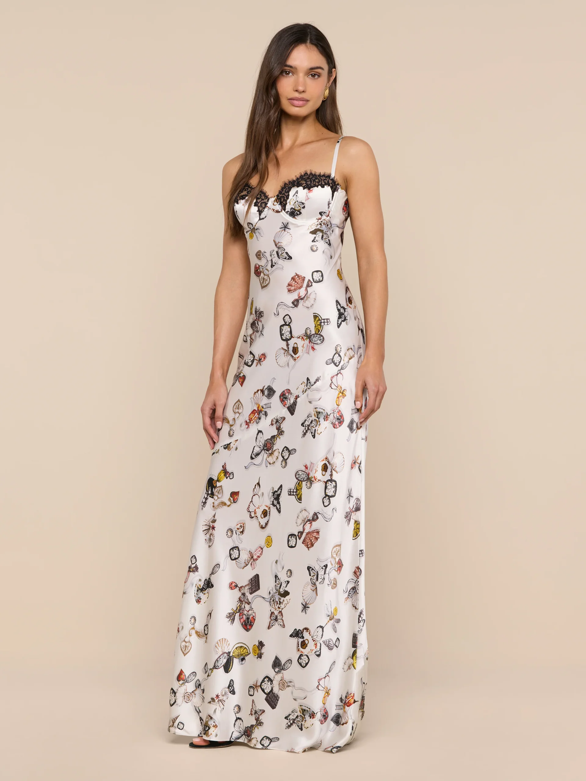 Sayla Silk Gown