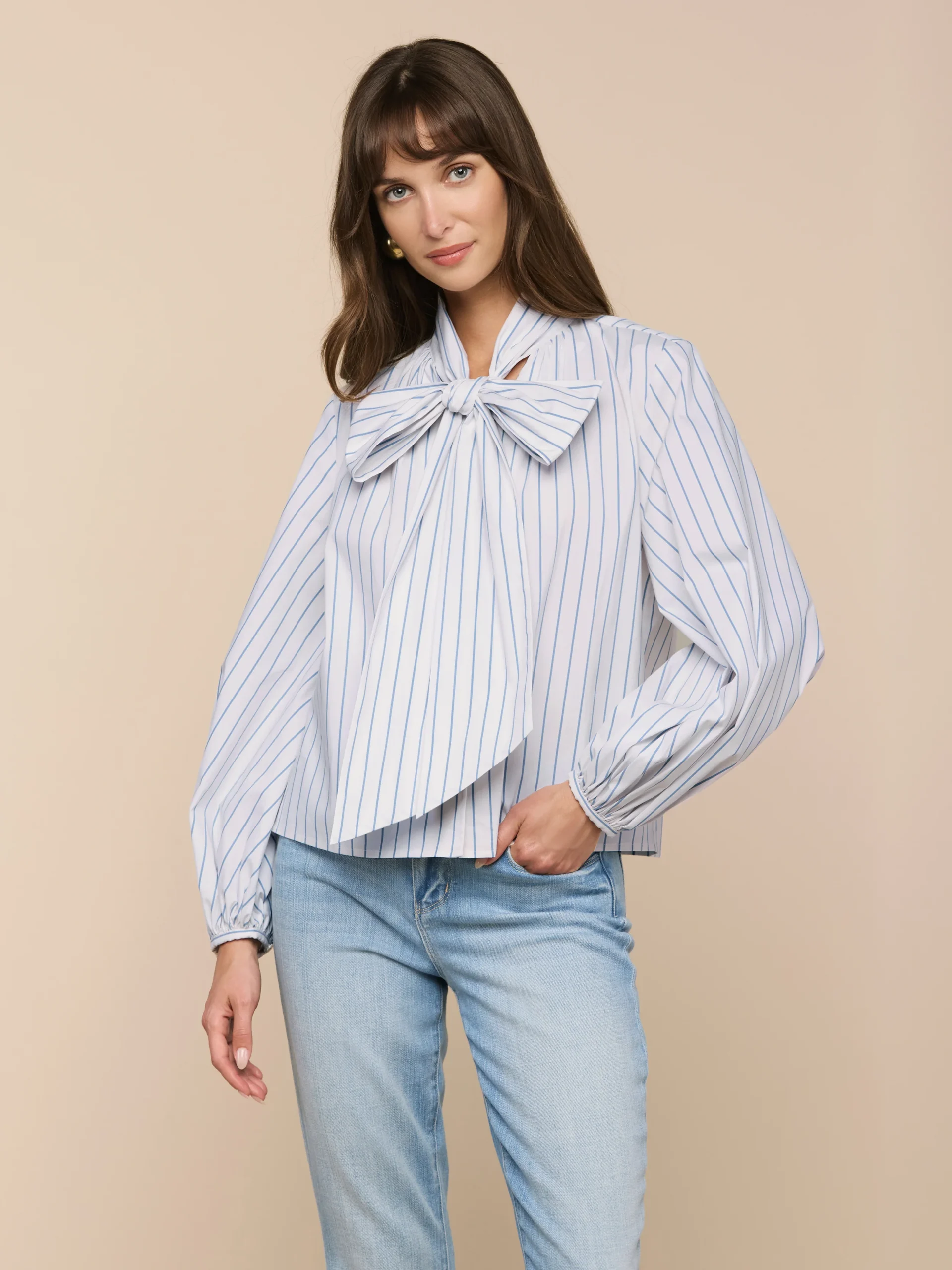 2535-deon-tie-neck-blouse-1.webp Deon Tie-Neck Blouse