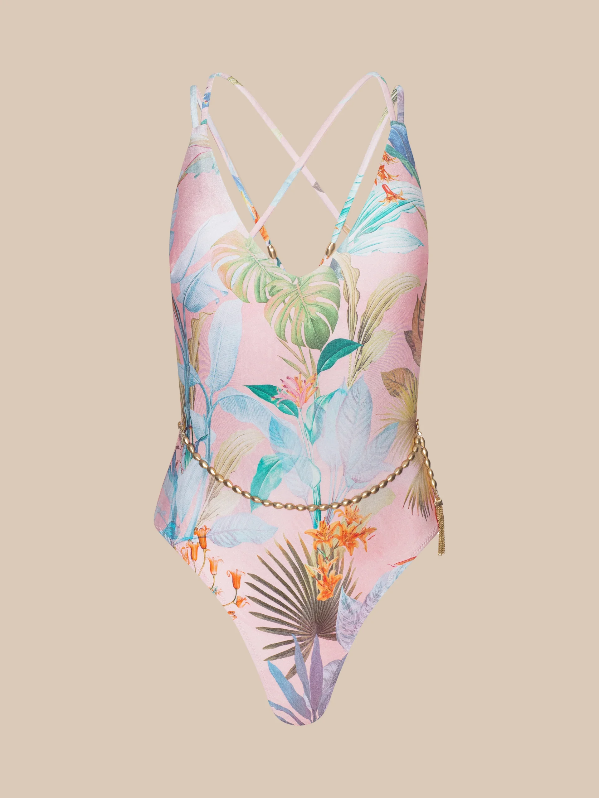 Breana Plunge One-Piece Swimsuit