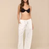 Geraldine Eyelet Cover-Up Pant
