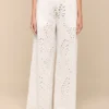Geraldine Eyelet Cover-Up Pant