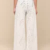 Geraldine Eyelet Cover-Up Pant