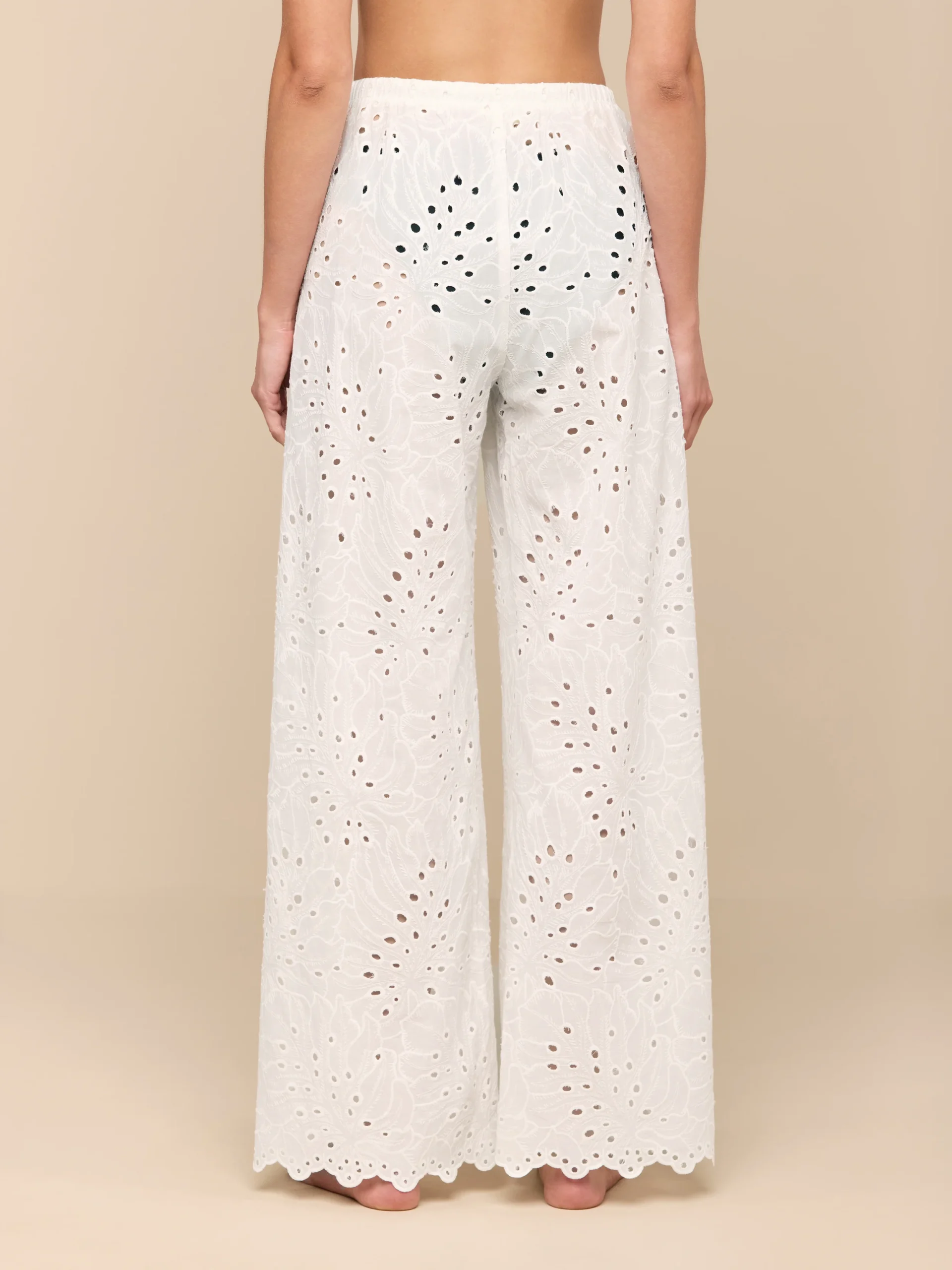 Geraldine Eyelet Cover-Up Pant