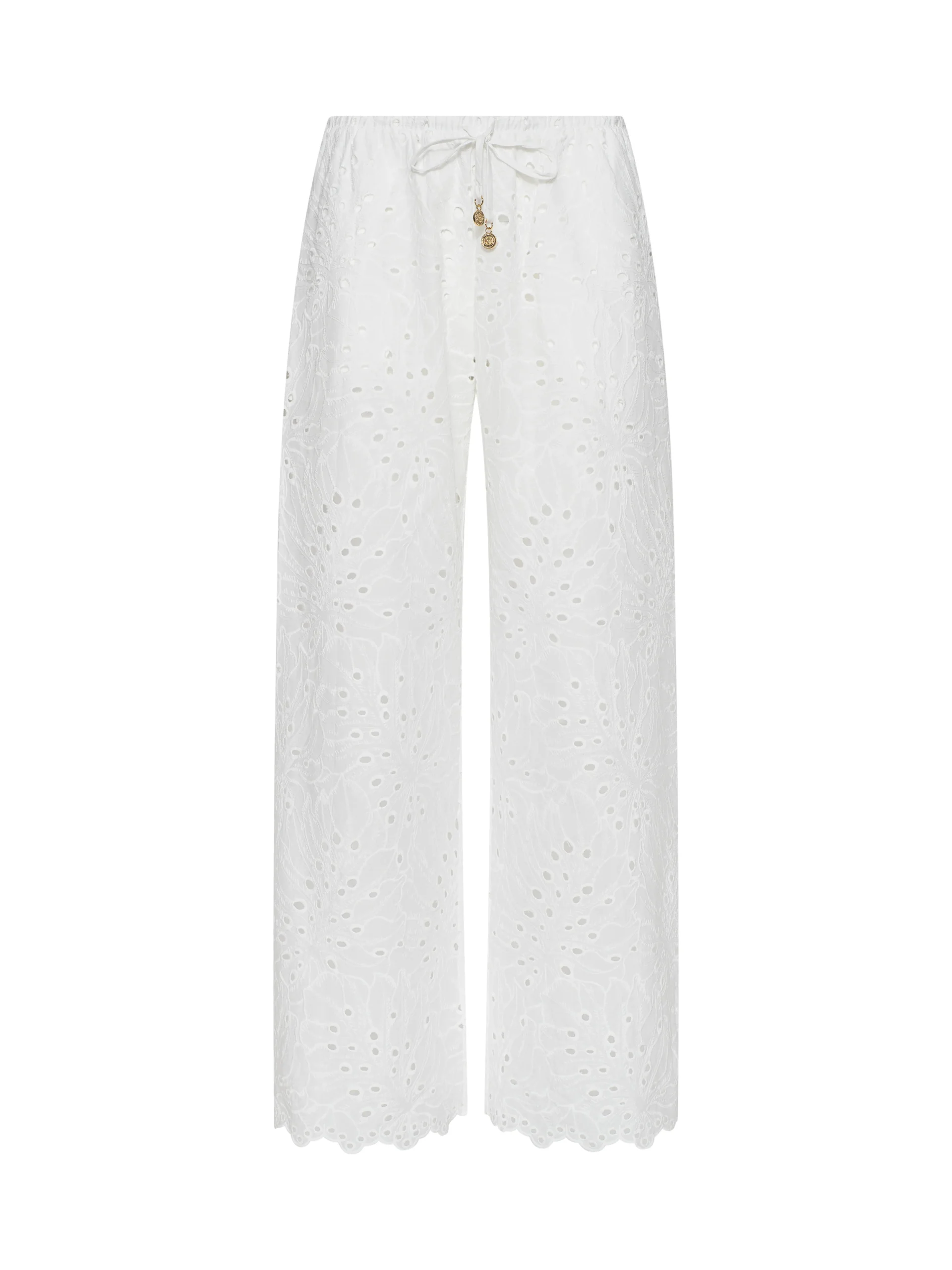 Geraldine Eyelet Cover-Up Pant
