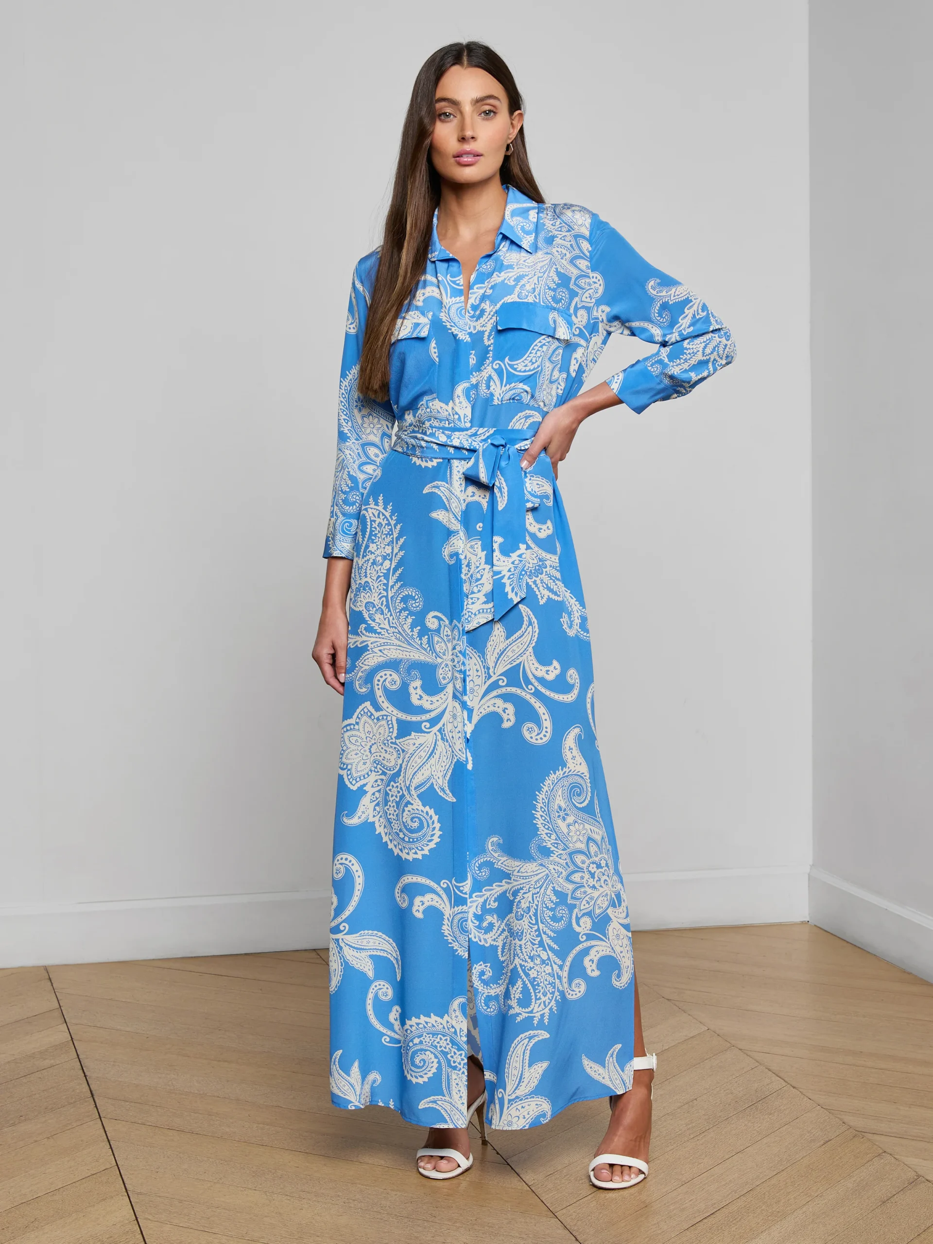 Cameron Silk Shirt Dress